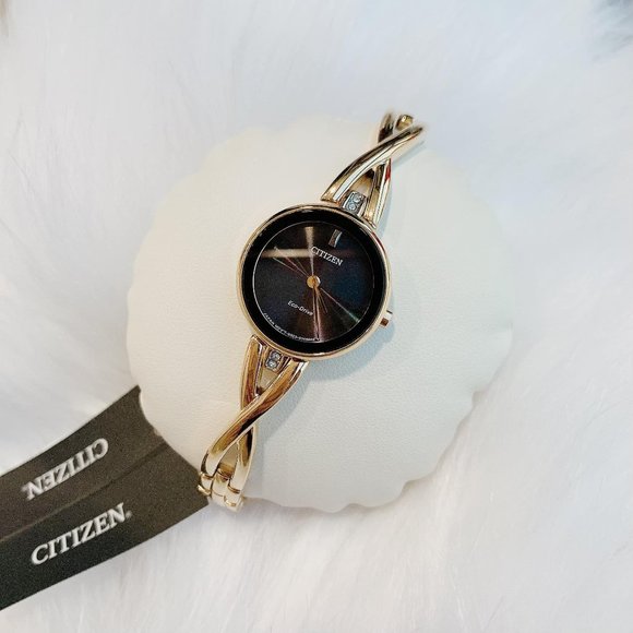 Sale! New! Citizen Women's Black Dial Watch